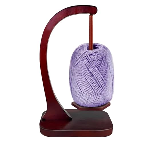 Fadenspinner aus Holz, magnetisch – Garnkugelhalter zum Stricken, Kugelhalter für Rotations-Kugelspender, drehbar | Kugelspender, drehbar, mit Pendel, Halterung D von Obesntln