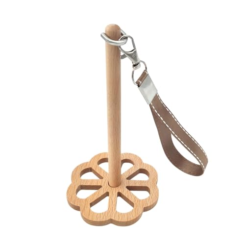 Fadenträger – Fadenheber, Handgelenksbügel, Garnrollenhalter | Reisegarn-Organizer, Fadenträger mit Handschlaufe, Drahthalter für Handwerksliebhaber von Obesntln
