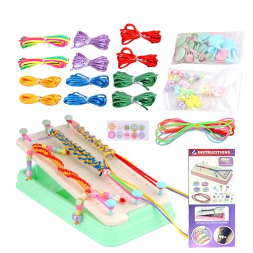 Geflochtenes Handseil-Set, geflochtenes Seil für Armbänder, Freundschaftsarmbänder, Schmuckherstellungssets, buntes Schmuckset, Geflochtenes Handseil-Set, geflochtenes Seil für Armbänder, Freundschaftsarmbänder, Schmuckherstellungssets, buntes Schmuckset, von Obesntln