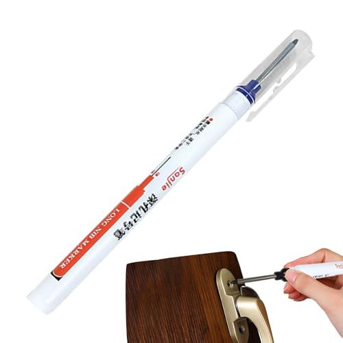 Glasmarker aus Metall | Marker-Stift mit langer Nase mit lebendigen Farben, Marker mit tiefer Reichweite für Tischlermarkierung, elektrische Bohrung, Installation von von Obesntln