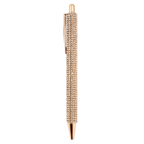 Glitzer-Kugelschreiber, Kugelschreiber mit Strass, einziehbare Tinte, einziehbarer Tintenstift für Hochzeit, Meetings, Studenten, Erwachsene von Obesntln