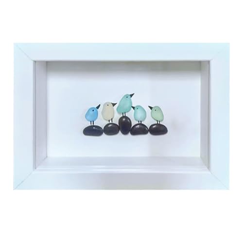 Handgemachter Meeres-Fotorahmen - Vogelwanddekoration, natürliches Ozeanhandwerk | Strand im dekorativen Stil, einzigartige Geschenkidee für Wohnzimmer, Dekoration Handgemachter Meeres-Fotorahmen - Vogelwanddekoration, natürliches Ozeanhandwerk | Strand im dekorativen Stil, einzigartige Geschenkidee für Wohnzimmer, Dekoration von Obesntln