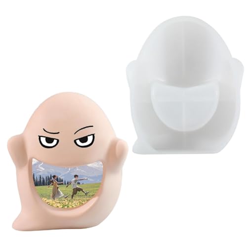 Kerze Form, Harz Kerzenhalter Form - Kreative Geisterkerzenhalter Form | Handgemachte Epoxidharz Gießform Halloween Kerzen Herstellung Zubehör von Obesntln