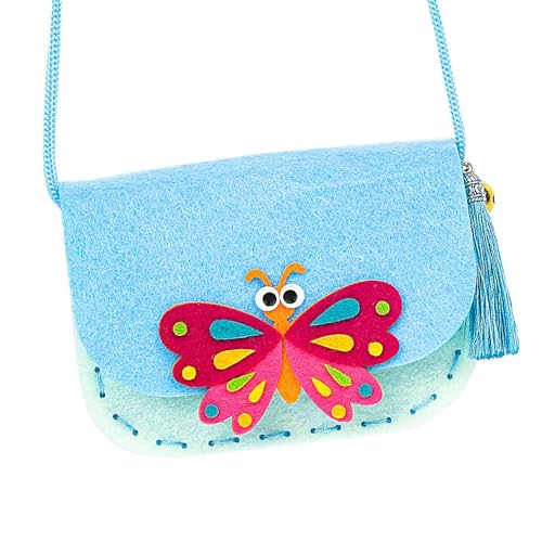 Nähset für Handtaschen, Nähset für Anfänger, mit Filzstiften für Bastelarbeiten, Nähset für Mädchen, Kunst von Obesntln