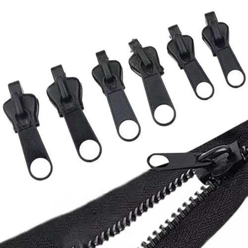 Obesntln Reißverschluss-Reparaturset, robuste Reißverschluss-Kopf-Zubehör, multifunktionaler Reißverschluss für Jacken, Taschen, Jacken, Obesntln Reißverschluss-Reparaturset, robuste Reißverschluss-Kopf-Zubehör, multifunktionaler Reißverschluss für Jacken, Taschen, Jacken, von Obesntln