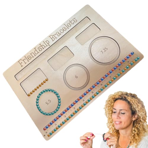 Schmuckherstellung Board, Armband Brett für die Herstellung von Armbändern, Holzarmband Perlen Board, Multifunktionales Perlenbrett für die Herstellung von Schmuckherstellung Board, Armband Brett für die Herstellung von Armbändern, Holzarmband Perlen Board, Multifunktionales Perlenbrett für die Herstellung von von Obesntln
