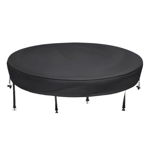 Tischhussen für Garten | wasserdichter Schutz für Gartenmöbel – Staubschutz rund für Picknick, Mahlzeiten im Freien und Camping Tischhussen für Garten | wasserdichter Schutz für Gartenmöbel – Staubschutz rund für Picknick, Mahlzeiten im Freien und Camping von Obesntln