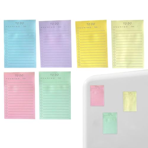 To-Do-Listen-Planer, linierte Haftnotizen, bunte Haftnotizblöcke | Kreatives Design Notizblock für Arbeitsplatz, Arbeitszimmer, Schule und Zuhause. To-Do-Listen-Planer, linierte Haftnotizen, bunte Haftnotizblöcke | Kreatives Design Notizblock für Arbeitsplatz, Arbeitszimmer, Schule und Zuhause. von Obesntln