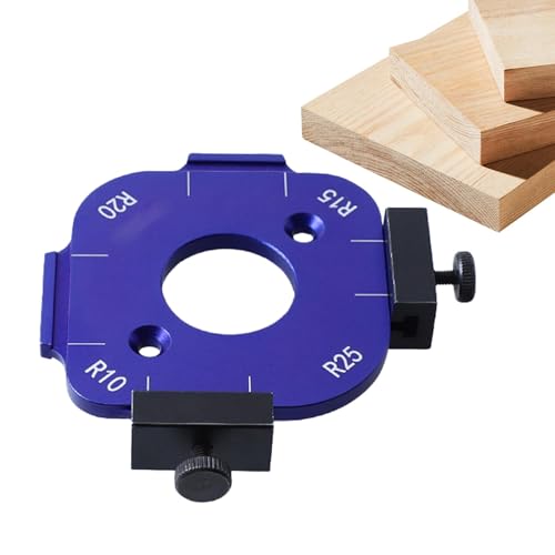 Winkelradius-Schablone für Router – 4-in-1-Bogenschneide-Schablone, schnelle Verwendung, Winkelpositionierungsschablone aus Aluminiumlegierung | Hilfswerkzeug zum Schneiden von P- Winkelradius-Schablone für Router – 4-in-1-Bogenschneide-Schablone, schnelle Verwendung, Winkelpositionierungsschablone aus Aluminiumlegierung | Hilfswerkzeug zum Schneiden von P- von Obesntln