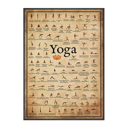 Yoga-Posenschild – Übungsschilder, illustrierte Yoga-Wandgrafik, umfassende Referenzanleitung zum Fitnesstraining, visuelle Übungsanleitung für einen Hengst Yoga-Posenschild – Übungsschilder, illustrierte Yoga-Wandgrafik, umfassende Referenzanleitung zum Fitnesstraining, visuelle Übungsanleitung für einen Hengst von Obesntln