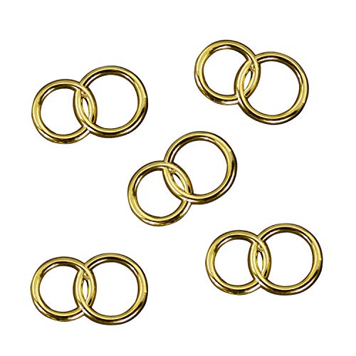 25x Goldene Doppelringe Deko – Doppel Ring Streuteile für Hochzeit, Tischdeko, Scrapbooking & Basteln – Elegante Deko-Ringe für Karten, Einladungen & Feierlichkeiten 25x Goldene Doppelringe Deko – Doppel Ring Streuteile für Hochzeit, Tischdeko, Scrapbooking & Basteln – Elegante Deko-Ringe für Karten, Einladungen & Feierlichkeiten von Oblique Unique