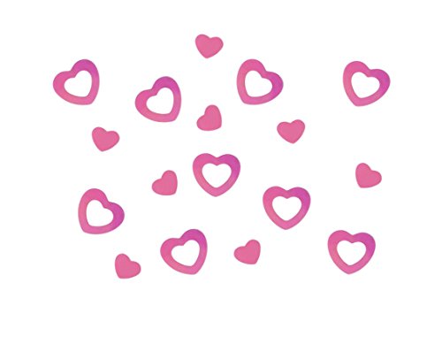 Oblique-Unique Herz Konfetti Liebe Romantik Valentinstag Herzen Hochzeit Deko (Rosa) von Oblique-Unique
