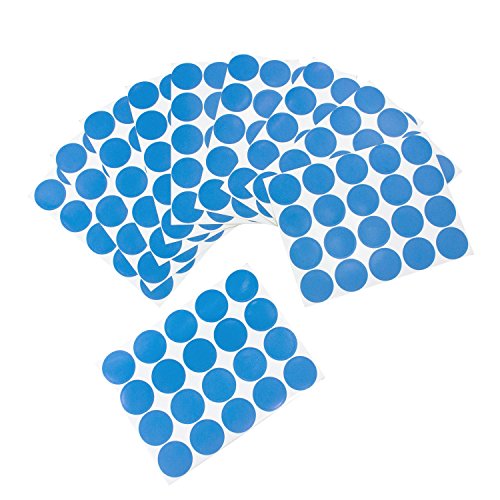Oblique-Unique® 200 Klebepunkte Markierungspunkte Sticker Aufkleber Durchmesser 2cm 10 Bögen - Farbe wählbar - (Blau) von Oblique Unique