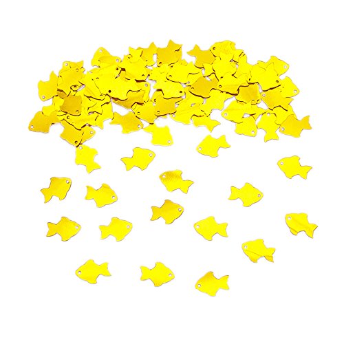 Oblique Unique® Fisch Konfetti Gold Streu Deko Tischdekoration von Oblique Unique