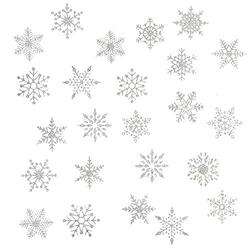 Oblique-Unique® Schneeflocken Schnee Sticker für weihnachtliche Dekoration - Weinachten Deko von Oblique Unique