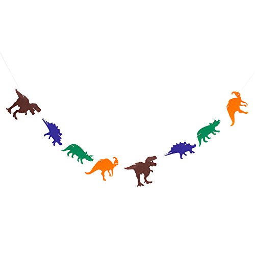 Oblique-Unique® Dino Girlande Dinosaurier Banner für Jungs Kinderzimmer Deko Kinder Geburtstag Feier Party Farbmix Oblique-Unique® Dino Girlande Dinosaurier Banner für Jungs Kinderzimmer Deko Kinder Geburtstag Feier Party Farbmix von Oblique-Unique