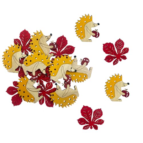 Oblique Unique Herbst Konfetti Igel und Blätter aus Holz als Tisch Dekoration für den Herbst Basteln Kinder DIY Oblique Unique Herbst Konfetti Igel und Blätter aus Holz als Tisch Dekoration für den Herbst Basteln Kinder DIY von Oblique Unique