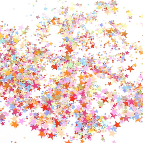 Oblique Unique Stern Konfetti irisierend Sterne Streu Deko Tischdekoration für Weihnachten Motto Party Geburtstag Oblique Unique Stern Konfetti irisierend Sterne Streu Deko Tischdekoration für Weihnachten Motto Party Geburtstag von Oblique Unique