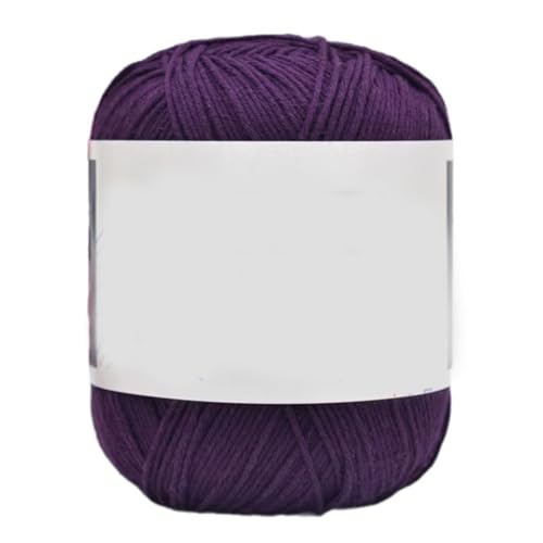 1 Roll Weiche Farbe Baumwollgarn Zum Stricken Weicher Schnurhäkeln Für Handgefertigte Projekte Ideal Zum Weben Von Handwerksangebot Naturfaser von Obotsnoi