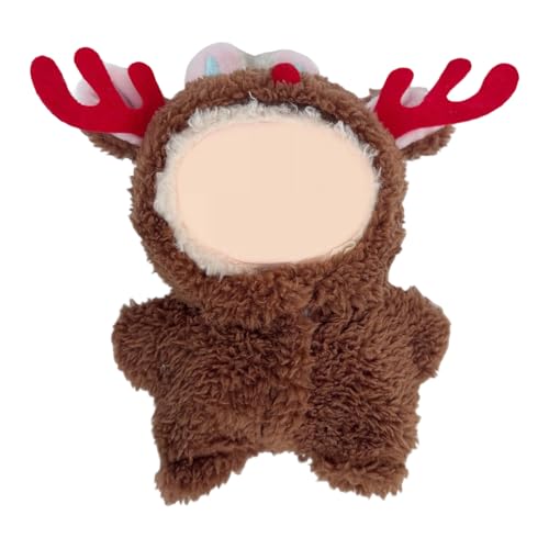 17 cm Plüschpuppe, Kleidung, stilvoller Overall, Puppen-Outfit, weiches Polyester, Tierkostüm für Anime, sitzende Figur, Verkleidungszubehör 17 cm Plüschpuppe, Kleidung, stilvoller Overall, Puppen-Outfit, weiches Polyester, Tierkostüm für Anime, sitzende Figur, Verkleidungszubehör von Obotsnoi