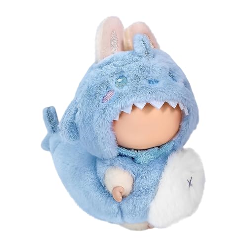 17 cm Plüschpuppe, Kleidung, stilvoller Overall, Puppen-Outfit, weiches Polyester, Tierkostüm für Anime, sitzende Figur, Verkleidungszubehör 17 cm Plüschpuppe, Kleidung, stilvoller Overall, Puppen-Outfit, weiches Polyester, Tierkostüm für Anime, sitzende Figur, Verkleidungszubehör von Obotsnoi