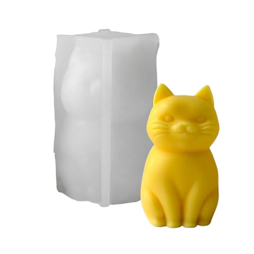 Anfängerfreundliche Katzen-Form, antihaftbeschichtet, flexibles Design, wiederverwendbar, Werkzeug für Bastelprojekte, detailreiche Katzen-Form Anfängerfreundliche Katzen-Form, antihaftbeschichtet, flexibles Design, wiederverwendbar, Werkzeug für Bastelprojekte, detailreiche Katzen-Form von Obotsnoi