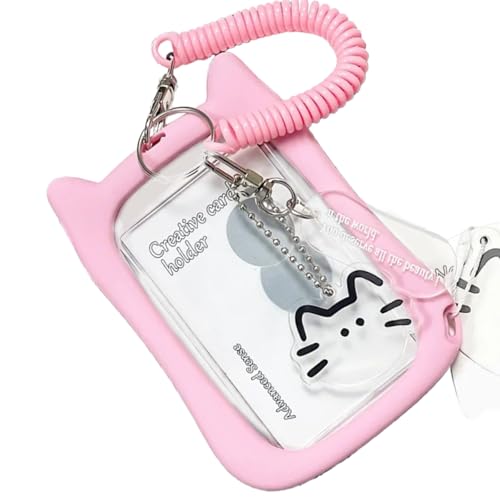 Clear Bus Card Sleeves Katzen Ohrfotokartenhalter Schlüsselbund Anhänger Abdeckungen Hülle Schutzhülsen Katzen Ohrhörer Busskarten Ärmelschlüsselkettenanhänger Kreditkartenabdeckung Clear Bus Card Sleeves Katzen Ohrfotokartenhalter Schlüsselbund Anhänger Abdeckungen Hülle Schutzhülsen Katzen Ohrhörer Busskarten Ärmelschlüsselkettenanhänger Kreditkartenabdeckung von Obotsnoi
