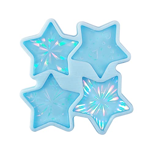 Holographischer Fünf Punkte Sternharzform Telefonhalter Silikon Zum Gießen Von Heimdekoration Epoxidschmuck Für Griffepoxid Auf Top Kits Holographischer Fünf Punkte Sternharzform Telefonhalter Silikon Zum Gießen Von Heimdekoration Epoxidschmuck Für Griffepoxid Auf Top Kits von Obotsnoi