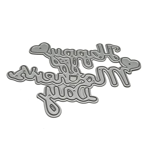 Metall-Stanzformen "Happy Mothers Day", für Kartenherstellung, Scrapbooking, Prägung, Fotoalbum, Schablone von Obotsnoi