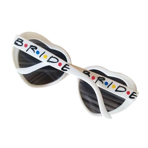Obotsnoi Brautbrille in Herzform, Brautjungfernbrille, Brautparty-Brille für Junggesellinnenabschiede, Brautpartys von Obotsnoi