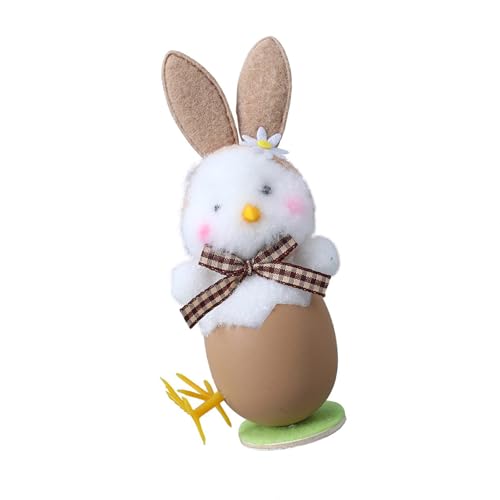 Obotsnoi Einzigartige Hasenohren Küken Plüsch Dekoration Ostern Kaninchen Ohren Küken Plüsch Dekoration Display Akzent für Kinder Erwachsene von Obotsnoi