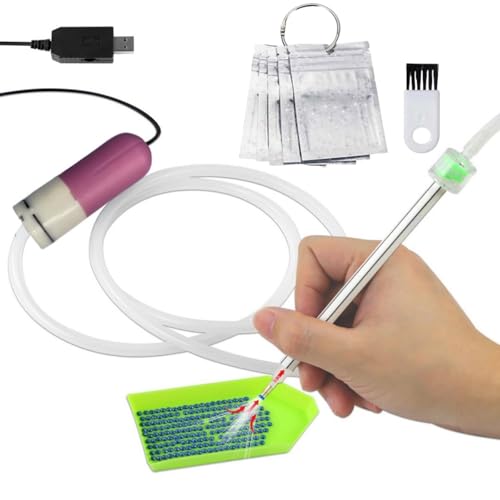 Obotsnoi Ergonomische Edelsteine Malerei Stift Set USB Netzteil Einstellbare Saugsteuerung Geeignet Für Mehrere Edelsteine Form Stabiler Elektrischer Stift von Obotsnoi