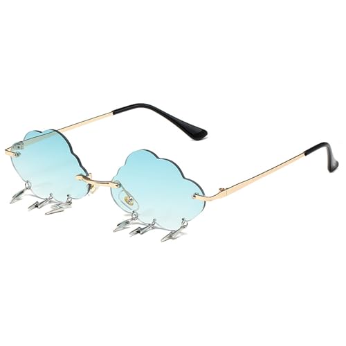 Obotsnoi Wolken-Sonnenbrille für Shows und den täglichen Gebrauch, Punk-Kostüm-Accessoires, Maskeraden, Party-Dekoration Obotsnoi Wolken-Sonnenbrille für Shows und den täglichen Gebrauch, Punk-Kostüm-Accessoires, Maskeraden, Party-Dekoration von Obotsnoi