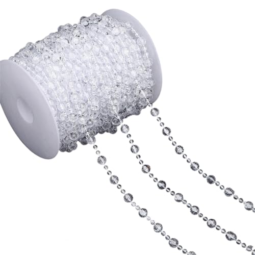 Transparente Perlenkette zur Schmuckherstellung, Mehrzweck-Perlenschnur für Hochzeitskleid, Blumensträuße, Kleidung, Accessoires, Perlenkette Transparente Perlenkette zur Schmuckherstellung, Mehrzweck-Perlenschnur für Hochzeitskleid, Blumensträuße, Kleidung, Accessoires, Perlenkette von Obotsnoi