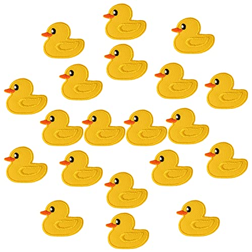 20 Stück Mini-Ente bestickte Aufnäher, niedliche gelbe kleine Ente, zum Aufbügeln auf Patch für Kleidung, Kleid, Jacken, Kappen, DIY, Entenstickerei, Patches zum Nähen und Basteln, Dekoration 20 Stück Mini-Ente bestickte Aufnäher, niedliche gelbe kleine Ente, zum Aufbügeln auf Patch für Kleidung, Kleid, Jacken, Kappen, DIY, Entenstickerei, Patches zum Nähen und Basteln, Dekoration von Obsummoy