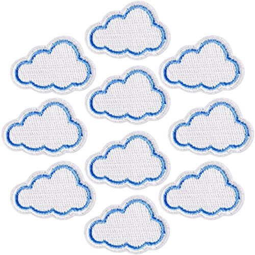 10 Stück Mini-Aufnäher zum Aufbügeln, zum Aufnähen auf kleine Wolken, bestickte Applikationen für Kleidung, Kleid, Jacken, Rucksäcke, Hosen, Mützen, DIY, Basteln, Dekoration 10 Stück Mini-Aufnäher zum Aufbügeln, zum Aufnähen auf kleine Wolken, bestickte Applikationen für Kleidung, Kleid, Jacken, Rucksäcke, Hosen, Mützen, DIY, Basteln, Dekoration von Obsummoy