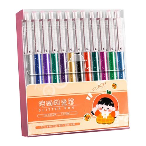Ocastuted Glitzer Gel Stift Set - Glitzer-Tintenstifte mit Gel-Effekt zum Schreiben | Schmutzabweisende Zeichengeräte, Ausziehbar Für Künstler Studenten Erwachsene Kinder Ocastuted Glitzer Gel Stift Set - Glitzer-Tintenstifte mit Gel-Effekt zum Schreiben | Schmutzabweisende Zeichengeräte, Ausziehbar Für Künstler Studenten Erwachsene Kinder von Ocastuted