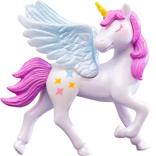 Tortenaufsatz mit einem Hörner und Flügeln, Cupcake-Topper, Statue, Kuchendekoration, kleine Cartoon-Hochzeitstorte mit einem Horn, Auto-Ornament Tortenaufsatz mit einem Hörner und Flügeln, Cupcake-Topper, Statue, Kuchendekoration, kleine Cartoon-Hochzeitstorte mit einem Horn, Auto-Ornament von Ocastuted