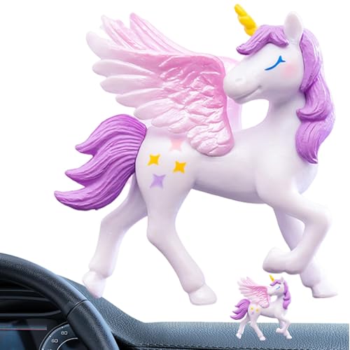 Tortenaufsatz mit einem Hörner und Flügeln, Cupcake-Topper, Statue, Kuchendekoration, kleine Cartoon-Hochzeitstorte mit einem Horn, Auto-Ornament Tortenaufsatz mit einem Hörner und Flügeln, Cupcake-Topper, Statue, Kuchendekoration, kleine Cartoon-Hochzeitstorte mit einem Horn, Auto-Ornament von Ocastuted