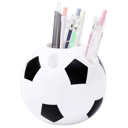 Occtingkind Kreativ Stiftehalter fußball,Stifthalter im Fußball-Stil für Schüler mit 6 Löchern, Tisch-Organizer aus Kunststoff,nicht verformt, leicht zu reinigen, für Schreibtisch Homeschool Büro Occtingkind Kreativ Stiftehalter fußball,Stifthalter im Fußball-Stil für Schüler mit 6 Löchern, Tisch-Organizer aus Kunststoff,nicht verformt, leicht zu reinigen, für Schreibtisch Homeschool Büro von Occtingkind