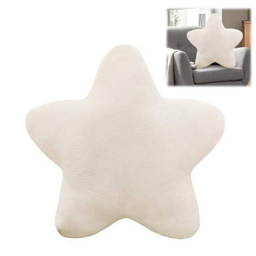 Occtingkind Kuschelkissen Kinder,Sternkissen,Weiche Flauschige Sternenkissen,Plüsch Kissen Dekokissen,für Die Raumdekoration Von Jungen Und Mädchen,Weiß,30x30cm Occtingkind Kuschelkissen Kinder,Sternkissen,Weiche Flauschige Sternenkissen,Plüsch Kissen Dekokissen,für Die Raumdekoration Von Jungen Und Mädchen,Weiß,30x30cm von Occtingkind