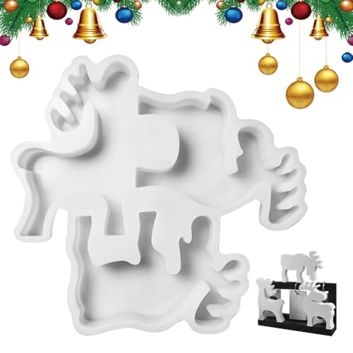 Silikonform Weihnachten Elch,Silikonform Elch Gießform Weihnachten,Gießformen Silikon Weihnachten,Weihnachtskerze in Form Eines Elchs für Diy Weihnachten Kerze, Handwerk,Heimdekoration Silikonform Weihnachten Elch,Silikonform Elch Gießform Weihnachten,Gießformen Silikon Weihnachten,Weihnachtskerze in Form Eines Elchs für Diy Weihnachten Kerze, Handwerk,Heimdekoration von Occtingkind