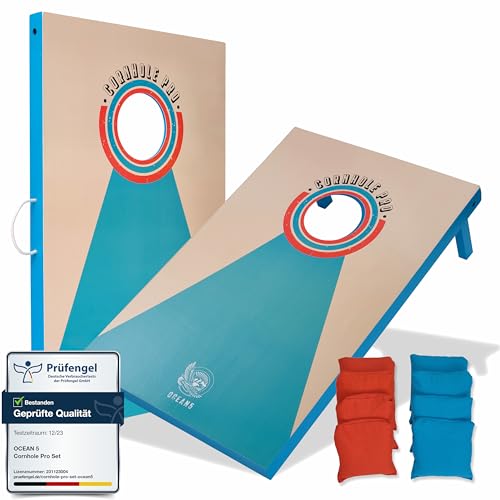 Ocean 5 Cornhole Pro | Original Sackloch Spiel | der Klassiker aus den USA | Cornhole Spiel Outdoor | Wurfspiel für Kinder und Erwachsene inklusive Cornhole Bags | lustige Partyspiele für draußen Ocean 5 Cornhole Pro | Original Sackloch Spiel | der Klassiker aus den USA | Cornhole Spiel Outdoor | Wurfspiel für Kinder und Erwachsene inklusive Cornhole Bags | lustige Partyspiele für draußen von Ocean 5