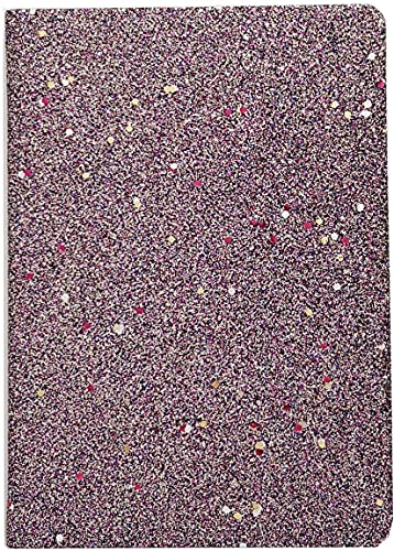 Ocean's Wave Notizbuch, genäht, Violett mit Punkten, A5-Format, glänzendes Jugend-Notizbuch, 80 g, 148 x 210 mm von Ocean´s wave