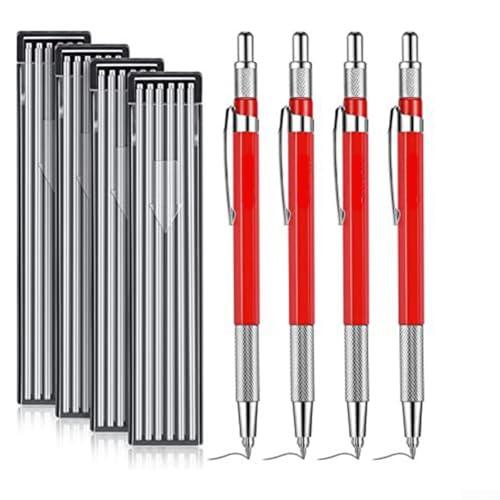 Oceanlend Tragbarer Metall-Marker zum Schweißen und Anreißen von Blechen (4 Stifte, 4 Nachfüllpackungen) von Oceanlend