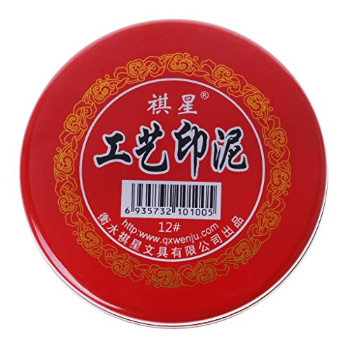 Ocobudbxw Kalligraphie Stempel Zinnoberrot Stempelkissen Dichtung Malerei Roter Tinte Paste DIY Kunsthandwerk Fingerabdruck Graffiti Baby Lernspielzeug Ocobudbxw Kalligraphie Stempel Zinnoberrot Stempelkissen Dichtung Malerei Roter Tinte Paste DIY Kunsthandwerk Fingerabdruck Graffiti Baby Lernspielzeug von Ocobudbxw