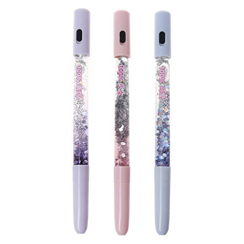 Ocobudbxw Kugelschreiber, LED, bunt, flüssig, Treibsand, 0,5 mm, Kugelschreiber, Zauberstab, Schule, Schreibwaren, Bürobedarf zum Schreiben Ocobudbxw Kugelschreiber, LED, bunt, flüssig, Treibsand, 0,5 mm, Kugelschreiber, Zauberstab, Schule, Schreibwaren, Bürobedarf zum Schreiben von Ocobudbxw