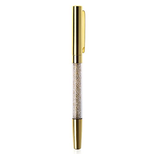 Ocobudbxw Kugelschreiber Luxus Diamant Metall Kugelschreiber Kristall Gold Metall Stift für Bürobedarf Geschenk von Ocobudbxw