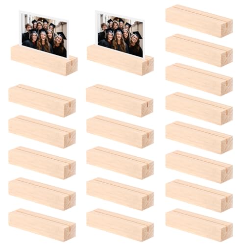 OctBird 20Stück Kartenständer aus Buchenholz Kartenhalter Holz Tischkartenhalter,10x3x2cm Menükartenhalter Postkartenhalter Fotohalter,Fotoständer Holzaufsteller Holzständer für Bankette Hochzeit Part OctBird 20Stück Kartenständer aus Buchenholz Kartenhalter Holz Tischkartenhalter,10x3x2cm Menükartenhalter Postkartenhalter Fotohalter,Fotoständer Holzaufsteller Holzständer für Bankette Hochzeit Part von OctBird