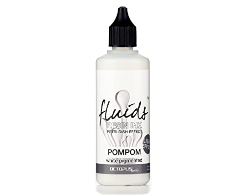 Octopus Fluids 100 ml Resin Ink POMPOM, Alcohol Ink für Epoxidharz PETRI DISH EFFECT Light, weiß Octopus Fluids 100 ml Resin Ink POMPOM, Alcohol Ink für Epoxidharz PETRI DISH EFFECT Light, weiß von Octopus Fluids